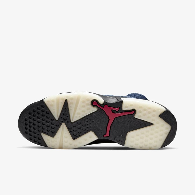 Washed denim jordan 6 sales